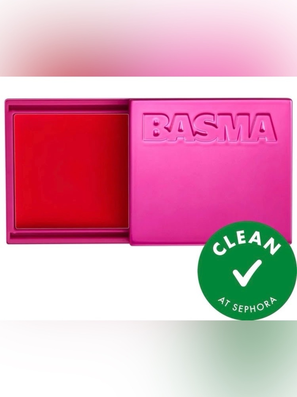 BASMA, The Hydrating Long-wearing Cream Blush, Cherry Red